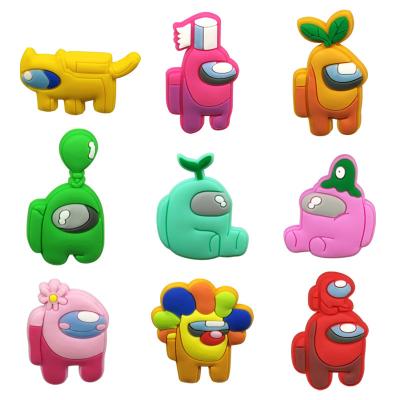 China Wholesale Cute Characters Clog Game Soft PVC Rubber Shoe Charms Baby Accessories for sale