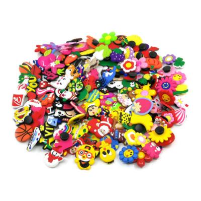 China Custom Cheap New Design Soft Pvc Cartoon Croc Clog Charms OEM Wholesale Decorations for sale