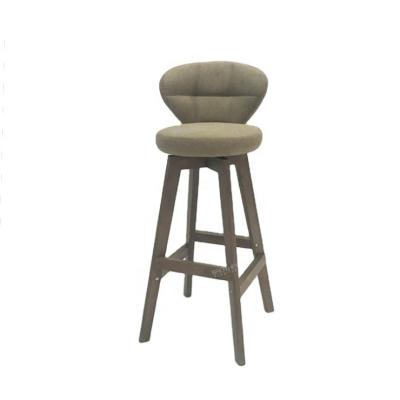 China China Manufacturer Modern Swivel High Quality Wooden Bar Breakfast Kitchen Stool Counter Chair for sale