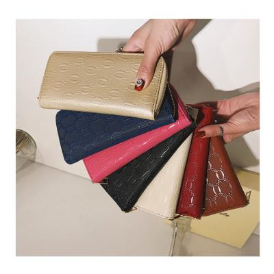 China Soft Wholesale Wallet For Women&Girl Fashion Long Wallet Purse Lady Card Holder Purse for sale