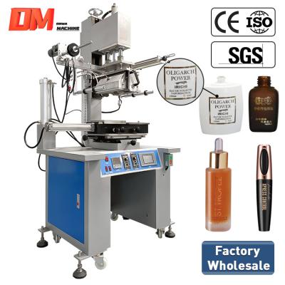 China CLOTH Fabric Stamping Machine Hot Stamping Machine For Round Glass Bottle for sale