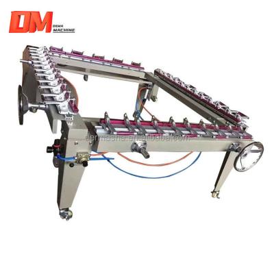 China Adjustable Thermostat Factory Direct Sale Customized Pneumatic Silk Screen Printing Mesh Stretcher Stretching Machine for sale