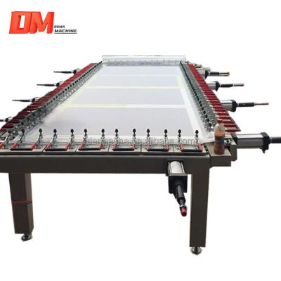 China Hot Selling Silk Sreen Plate Making Pneumatic Silk Screen Mesh Stretch Machine For Sale for sale