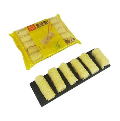 China HotPot Ingredient High Protein Healthy Soy Bean Instant Popular Asian Popular Roll Bean Curd Tofu Skin Roll for sale