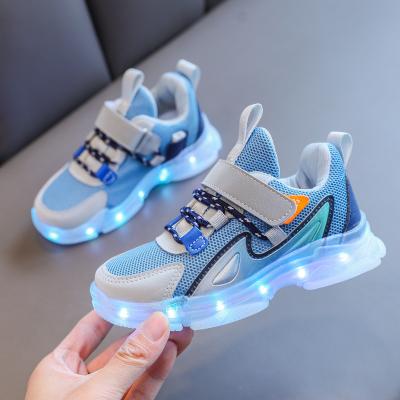 China 2020 New Trands Rechargeable Battery LED Light Kids Light Casual Sneaker Shoes For Kids for sale