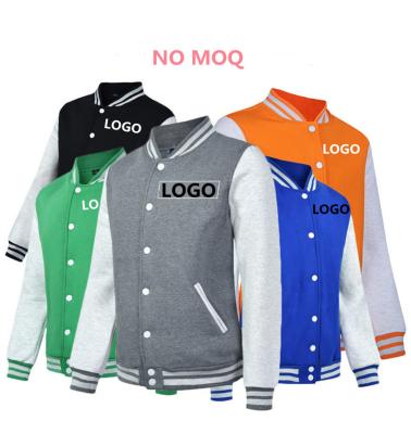 China Custom QUICK DRY Custom Logo Men Women Cotton Bomber Jacket Baseball Varsity Uniform Jacket Winter Unisex Adult Jackets for sale