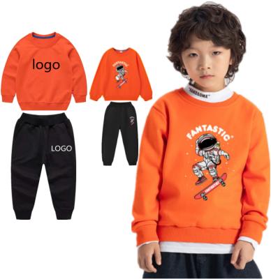 China Brand Boy Smart Casual Custom Hoodies Sets Kids Cotton Clothing Kids Sweatsuit Kids Autumn Winter Embroidery Custom Hoodies for sale