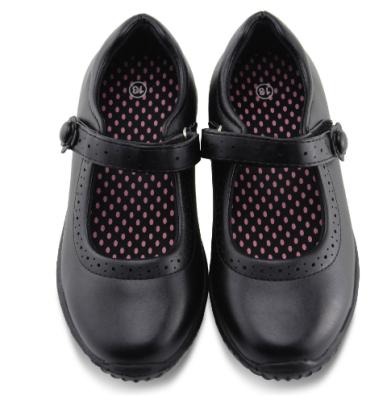 China Light Weight Black School Shoes Anti-odor Classic Mary Jane Round Girls Black School Uniform Shoes for sale