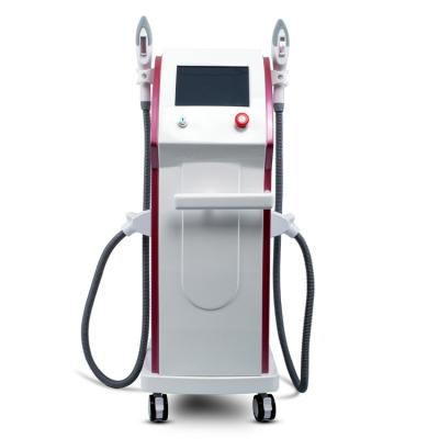 China OPT Electric Laser Hair Removal Machine High Quality Professional Double Hair Removal Commercial Red Gun for sale