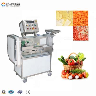 China Industrial multi-function cutting machine vegetable and fruit processing slice strip cube cutting machine for sale