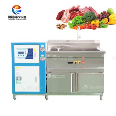 China Commercial Sourcing Commercial Meat Beef Washing Cooling Water Bubble Vegetable Washing Machine for sale