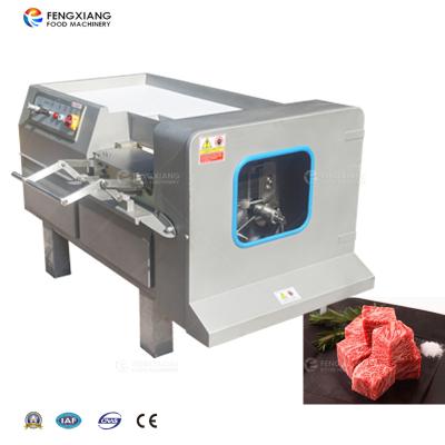 China FX-550 Frozen Meat Cutter Meat Cutter Three-Dimensional Cube Dicing Frozen Slicer Cut Fish Flesh Cutting Machine for sale