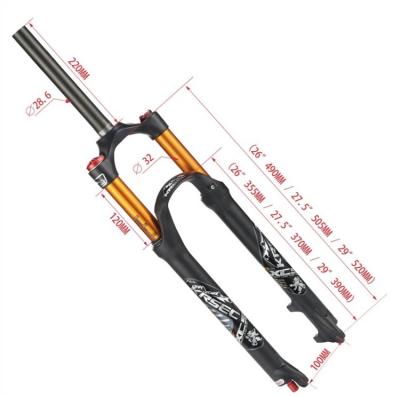 China durable cheap bmx bicycle parts mountain bike alloy forks on sale for sale