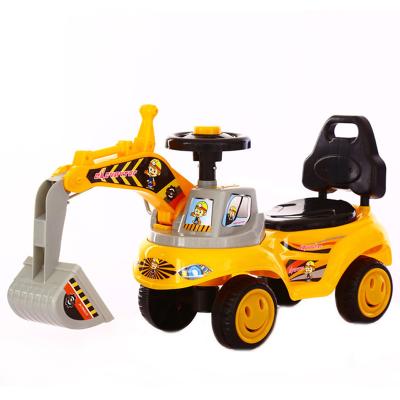 China Eco-Friendly Kids Ride On Excavators With Music Kids Play Pedal Tractors for sale