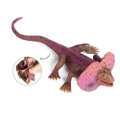 China soft lifelike animal stretch mold soft toyLizard TPR body lizard simulation tpr toyLizard toyLizard toy for sale