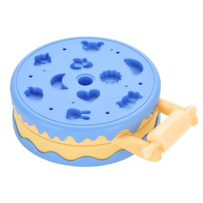 China Funny Smart Play Dough Colored Clay Toys Burger Cake Machine Tool Set For Kids for sale