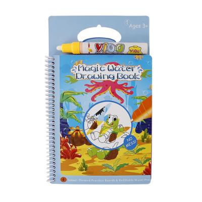 China Doodble Kids Art Painting 4 Style Magic Water Drawing Book With Magic Paint Pen Kids Magic Coloring Book For Sale for sale