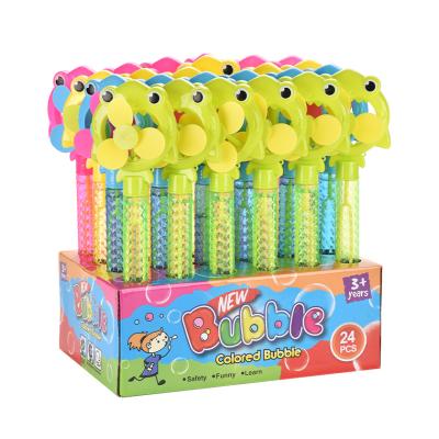 China Bubble Game Set Outdoor Game Summer Bubble Magic Wands Foam Stick Toys Funny Bubble Fan for sale