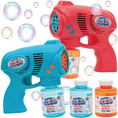 China Bubble Play Set Battery Operated Summer Bubble Machine Gun Toy Outdoor Bubble Gun Toy for sale