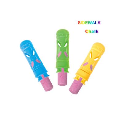 China Washable Dooding Toy Colorful Sidewalk Chalk Learning Color Art Toys Mutil Color Chalk with Handle Holder for sale