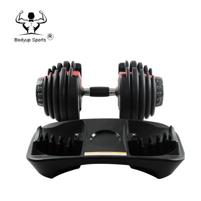 China Fitness Equipment Adjustable Dumbbell Dumbbell Set and Rack (Pairs) for Strength Training for sale