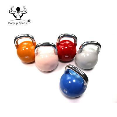 China Home\Gym\Top Grade Wholesale Logo Color Weight Competition Steel Custom Kettlebell Sports Performance for sale