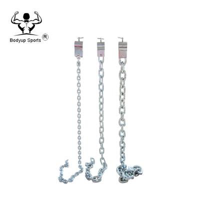 China Weightlifting Chain/Chrome Weightlifting Chain/Chrome Crossfit Training Barbell Chain Lifting Chain with Collar for sale