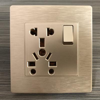 China 2018 new design wall switch socket 5 in1 86*86 for sale