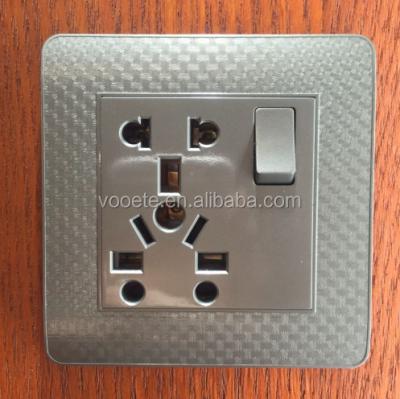 China Safe Pakistan 5 in 1 Multifunction Electric Socket Outlet for sale