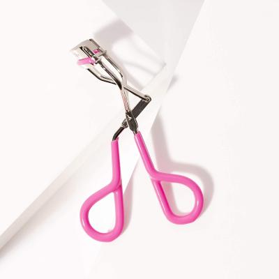 China Other Big Handle Neon Eyelash Curler Mascara Muffle Pink Wick Curler Curling for sale