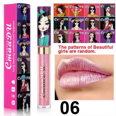 China Waterproof Private Label Lipstick Matte To Glitter Liquid Lipstick Long Lasting Lips Set Kit Colors Diamond Red Sparkly Shiny for sale