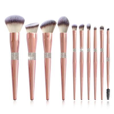 China Eco-friendly Makeup Brush Diamond Cosmetics Color Style Candy Makeup Brush Individual Manufacturer for sale