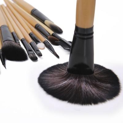 China Angular Blush 24 Pcs Makeup Brush Set Makeup Tools Gift Bag Professional Cosmetics Sweeps Eyebrow Powder Foundation Shading Brushes for sale