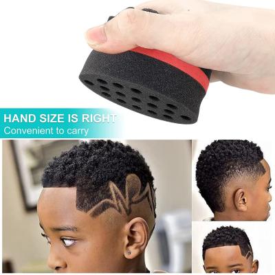 China Skin-Friendly Twist Sponge For Color Men Hair Sponge Twist Brush Curl Magic Tornado Locking Afro Coil Comb Bilateral Curling Hair Styling Tool for sale