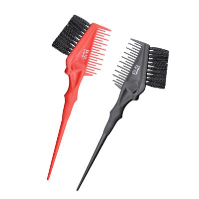 China 2021 2021 4g Edge Control Double Sided Broom Tail Comb Hairdressing Dyeing Dyeing Hair Styling Comb Double Sided Broom Brushes Tools for sale