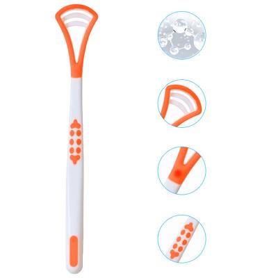 China Tongue Cleaning Scraper Effectively Tongue Brush 2Pcs/Pack Clean Scraper Tongue Remover For Oral Care Oral Hygiene Keep Breath Fresh for sale