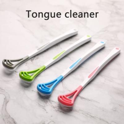 China Portable Clean Tongue Scraper Care Effectively Keep Fresh Tongue Remover Manual Oral Cleaning Breath Clean Tool for sale