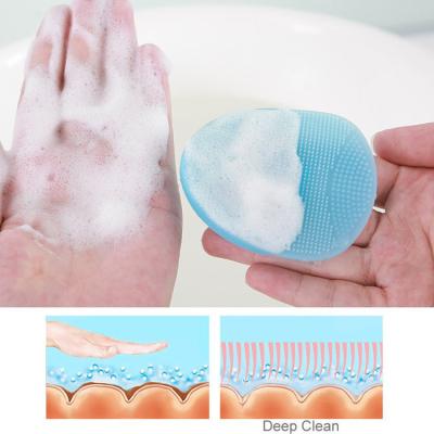 China Other Manual Facial Massage Mat Scrubber For Sensitive Handheld Silicone Face Detergent Massager Brush Cleaning for sale