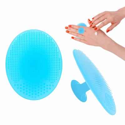 China Other Silicone Face Scrubbers Exfoliator Brush-Facial Cleaning Blackhead Pads Facial Makeup Sponge Cleanser for sale