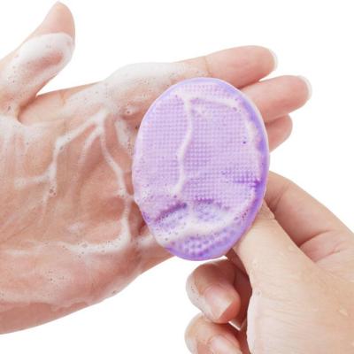 China Other Silicone Face Scrubber Exfoliator Sweep Pad Silicone Brush Blackhead Skin Care Facial Cleansing Applicator for sale