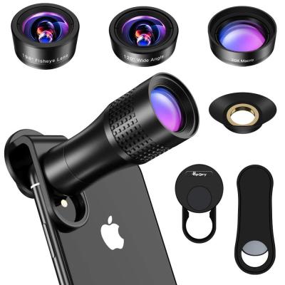 China Amazon Hit 2019 Portable Phone Camera 14X Telephoto Lens 4 in 1 Lens Kit for iphone 7plus for sale