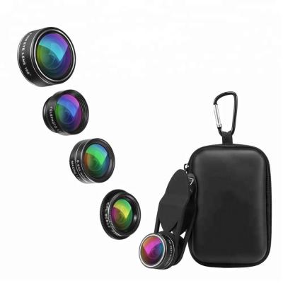 China 2018 Ideas portable professional mobile phone new product external camera lens 5 in 1 kit for samsung galaxy j5 for sale