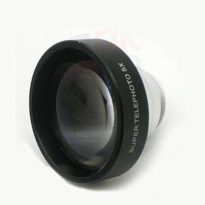 China Universal Super Telephoto Telescope Lens 5x Universal Clip Circle Clip Objective Lens for sale