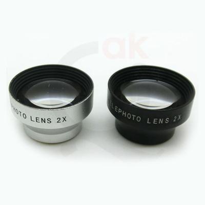 China Universal optical glass+aluminum optical 2X zoom lens for mobile phone / digital camera for sale