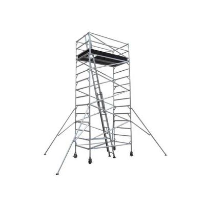 China Modern 5.8M Multifunctional Strong Scaffold Tower With Red Sliver Cover Deck Sale In Hot Sale for sale