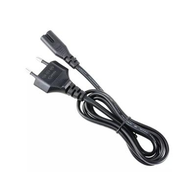 China Waterproof EU 2 Pin Plug 220v Power Cord Cord European Standard Cord Extension Consumer Electronics 2 for sale