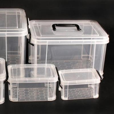 China Viable factory wholesale plastic transparent storage box for sale