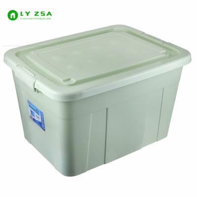 China Sustainable PP Material Plastic Storage Boxes With Wheels For Kids for sale