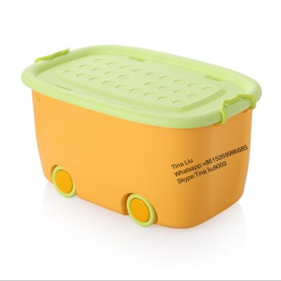 China Small Viable Plastic Kids Toys Box Container Storage Box for sale