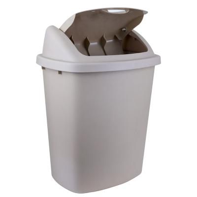 China 20L Home Sustainable Hotel Room Recycling Trash Can Lid Waste Bin for sale